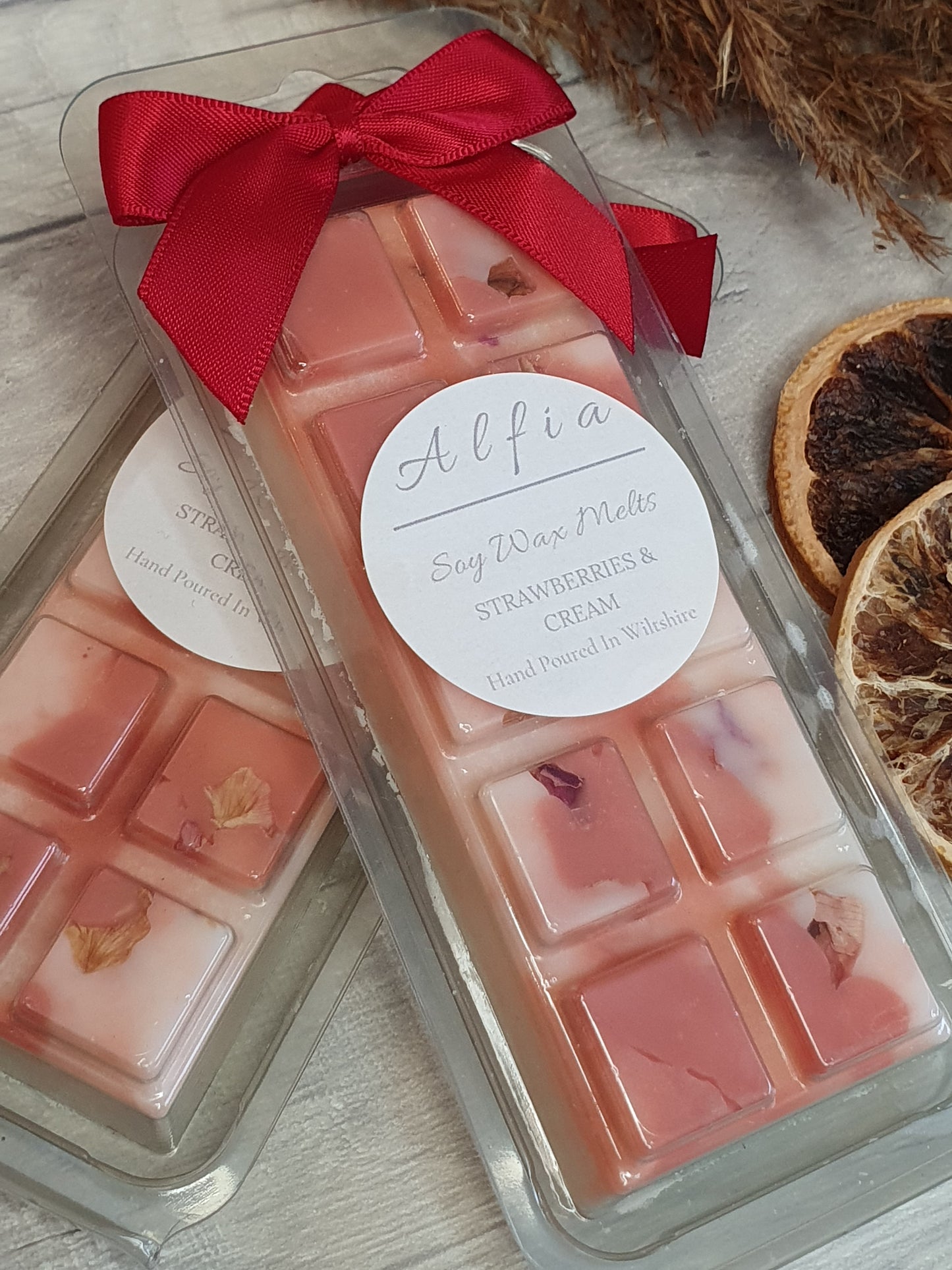 Strawberry & Cream Snap Bar - Alfia