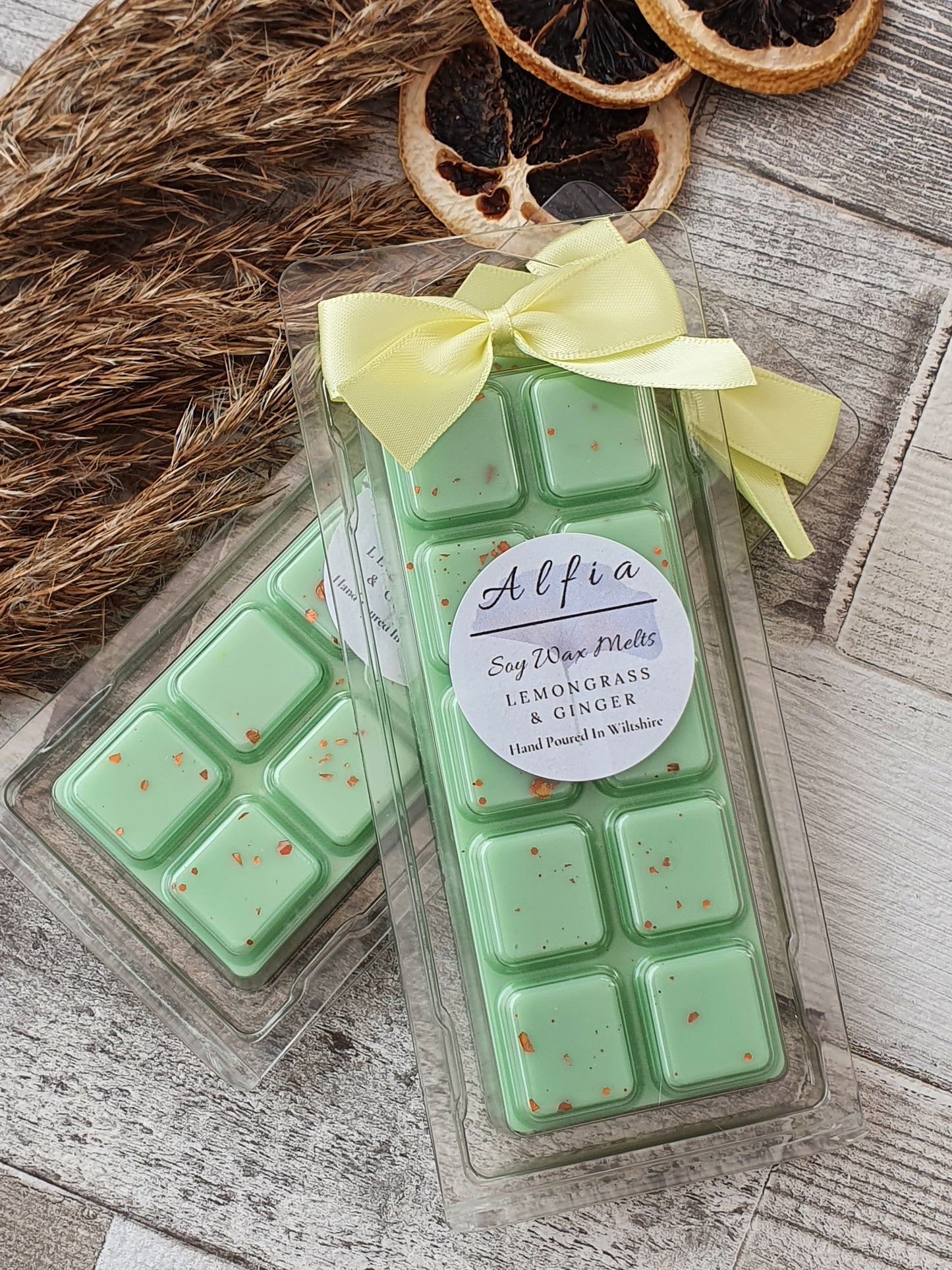 Lemongrass & Ginger Snap Bar - Alfia