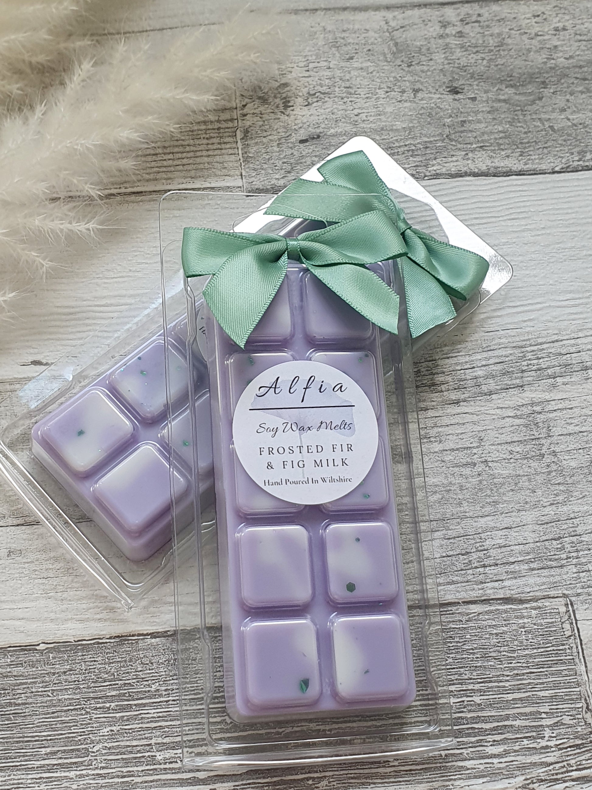 BRAND NEW Frosted Fir & Fig Milk Snap Bar Soy Wax Melt - Alfia